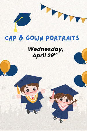 ⭐Kindergarten Cap & Gown Portraits  / Foto de graduación para Kindergarten